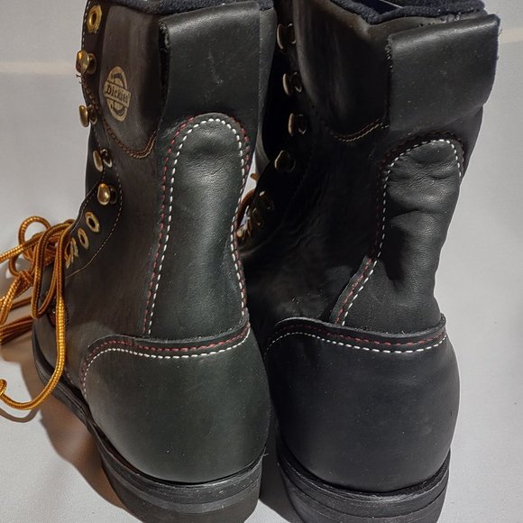 Dickies safety toe insulated black boots, size 9D - Picture 2 of 4